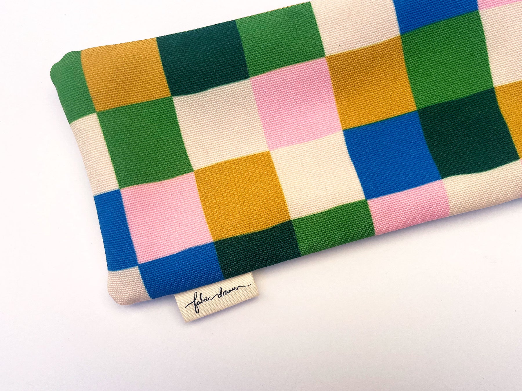 Fabric Glasses, Sunglasses Case, Handmade - Picnic (Dark)