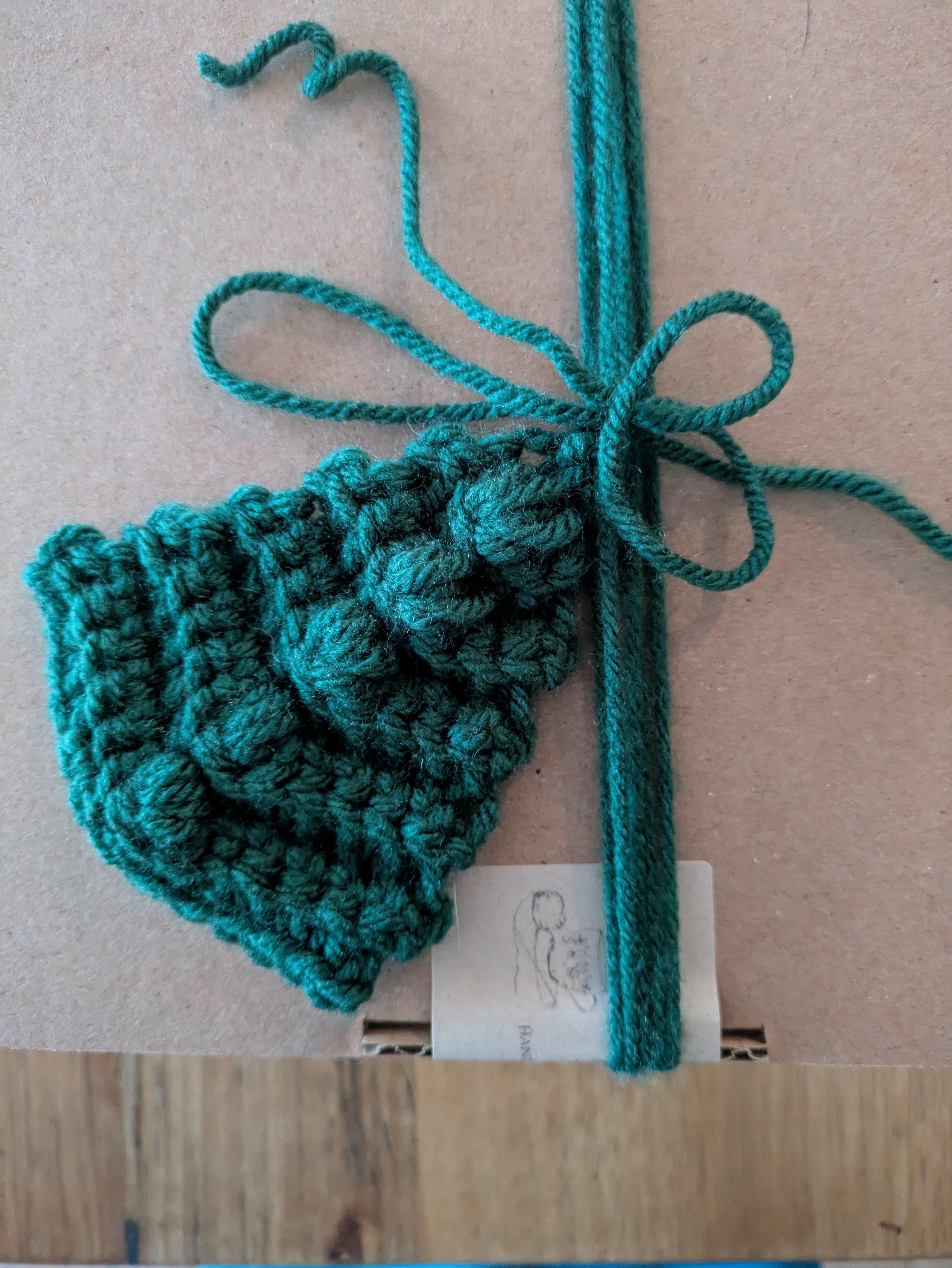 Handmade Crochet Christmas Tree Decoration