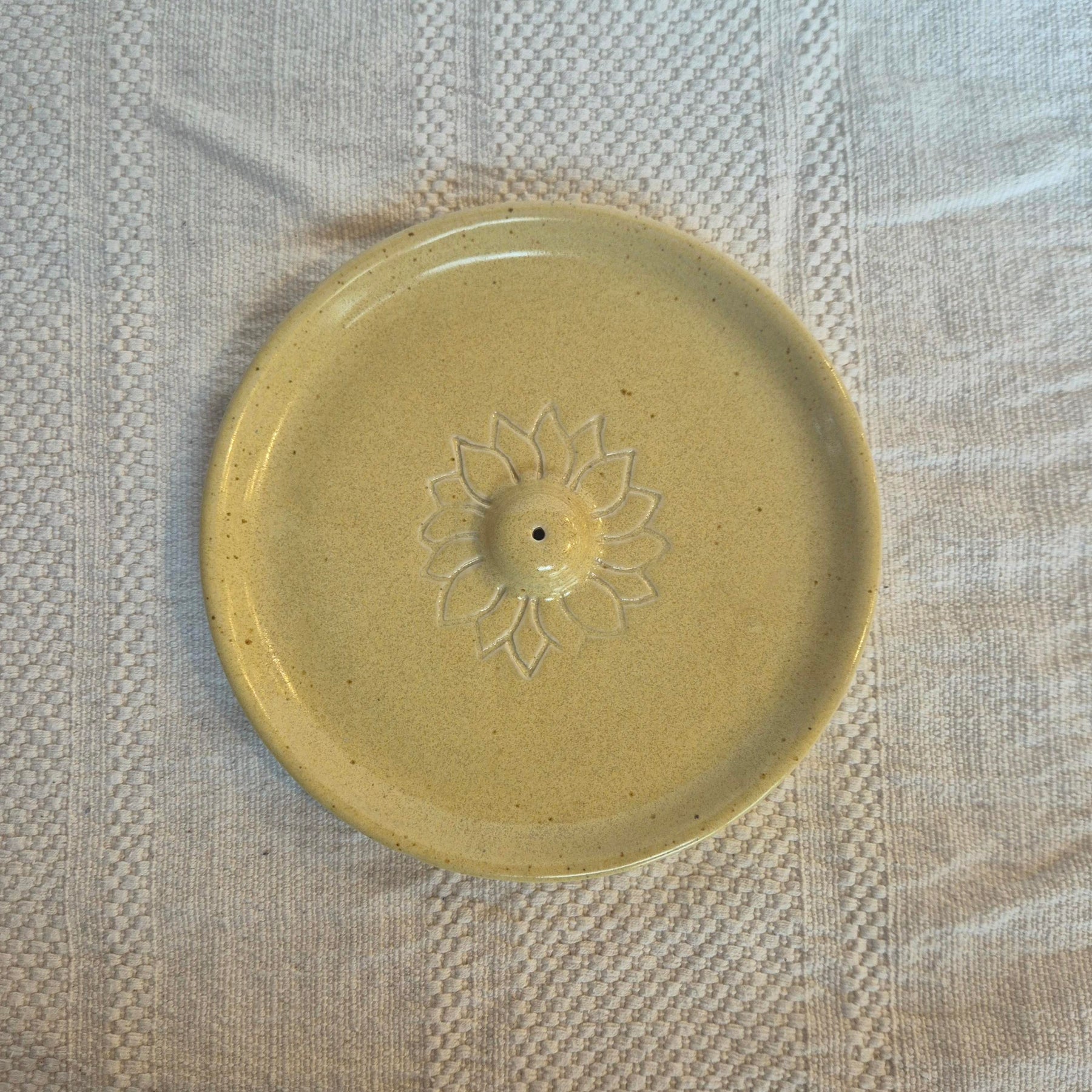 Yellow Incense Holder