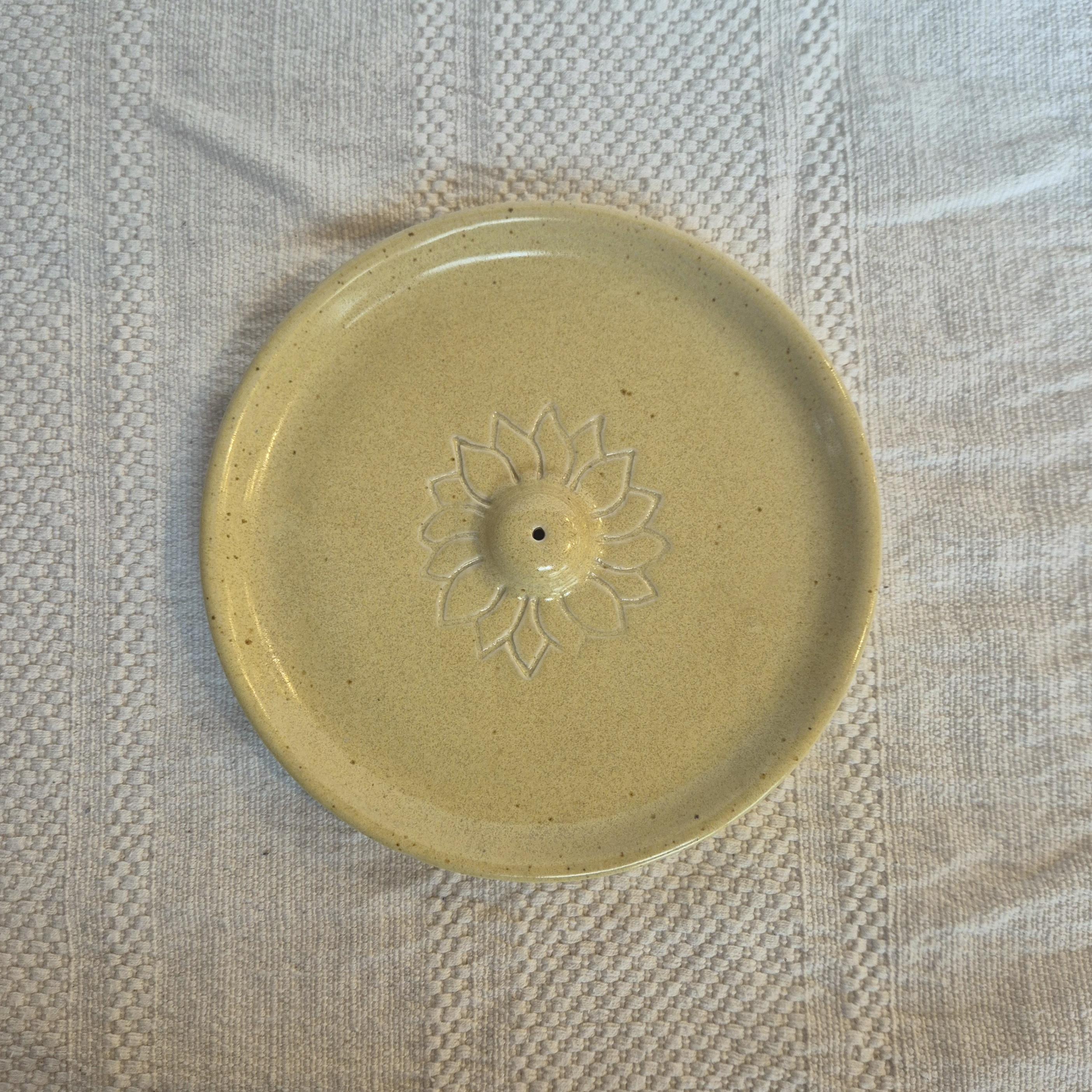 Yellow Incense Holder
