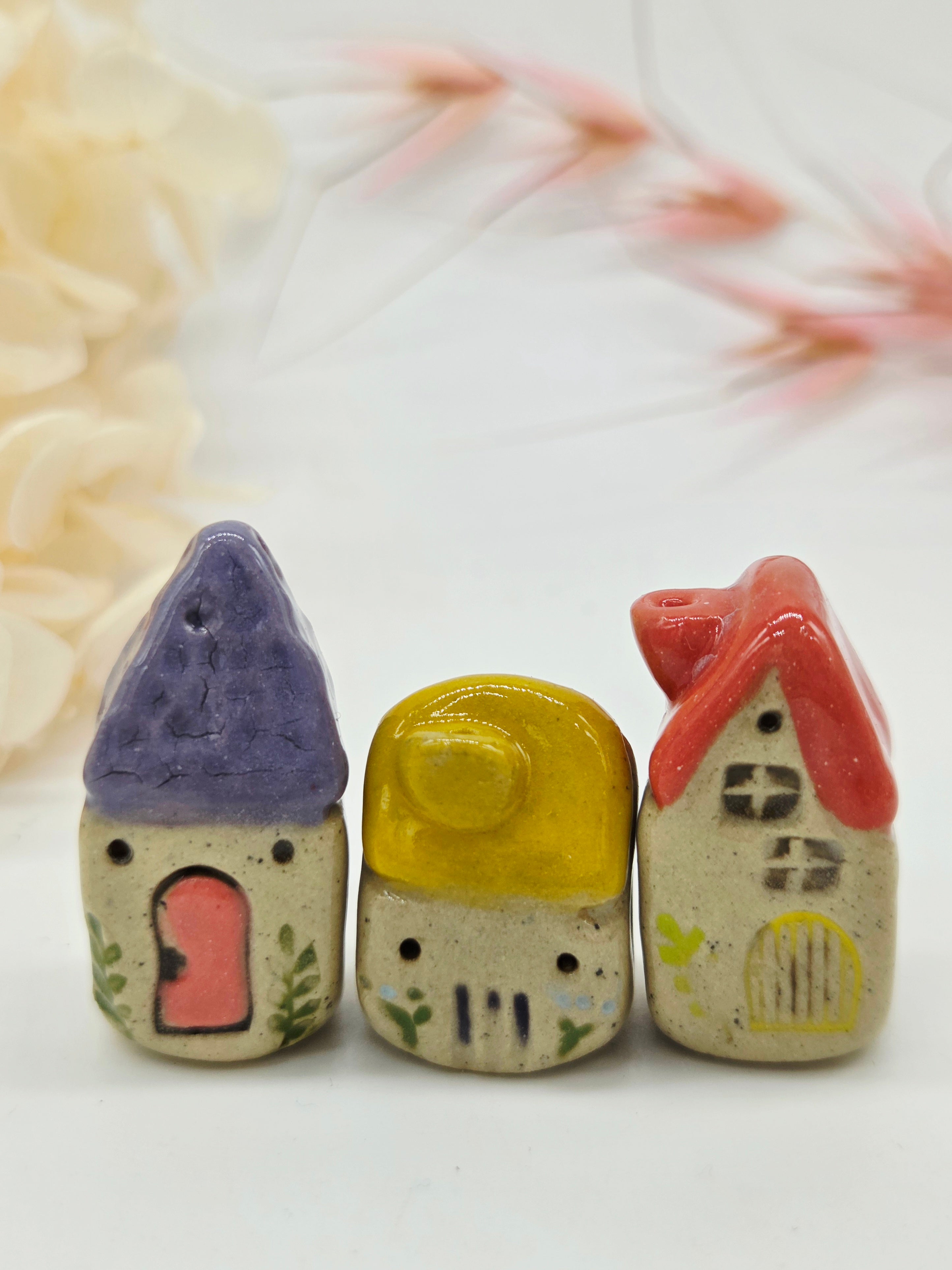 Tiny Ceramic Village -  Malibu Mews
