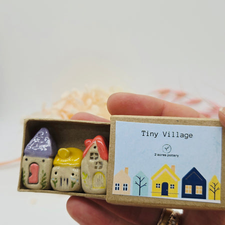 Tiny Ceramic Village -  Malibu Mews