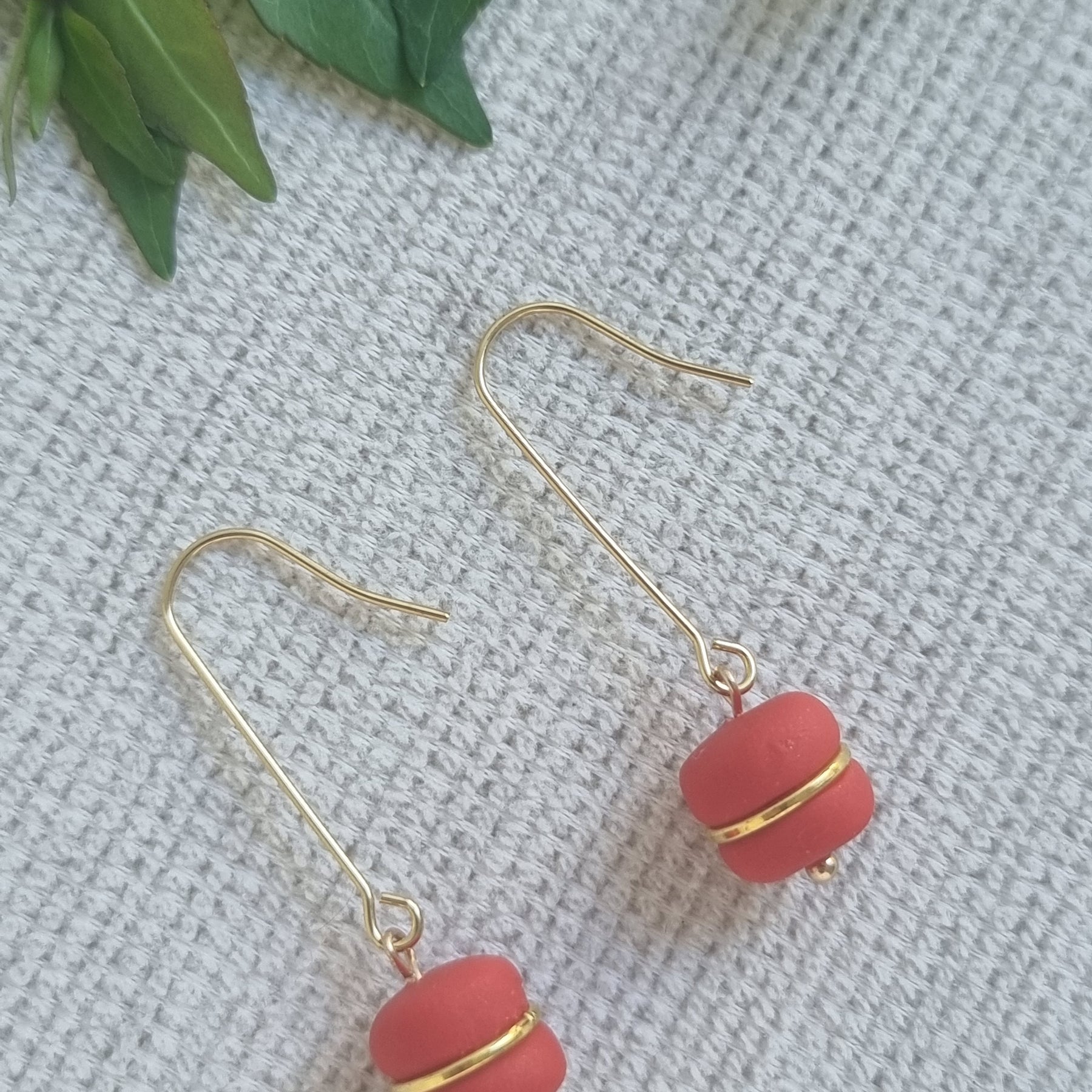 Chrimson Gold Dangles