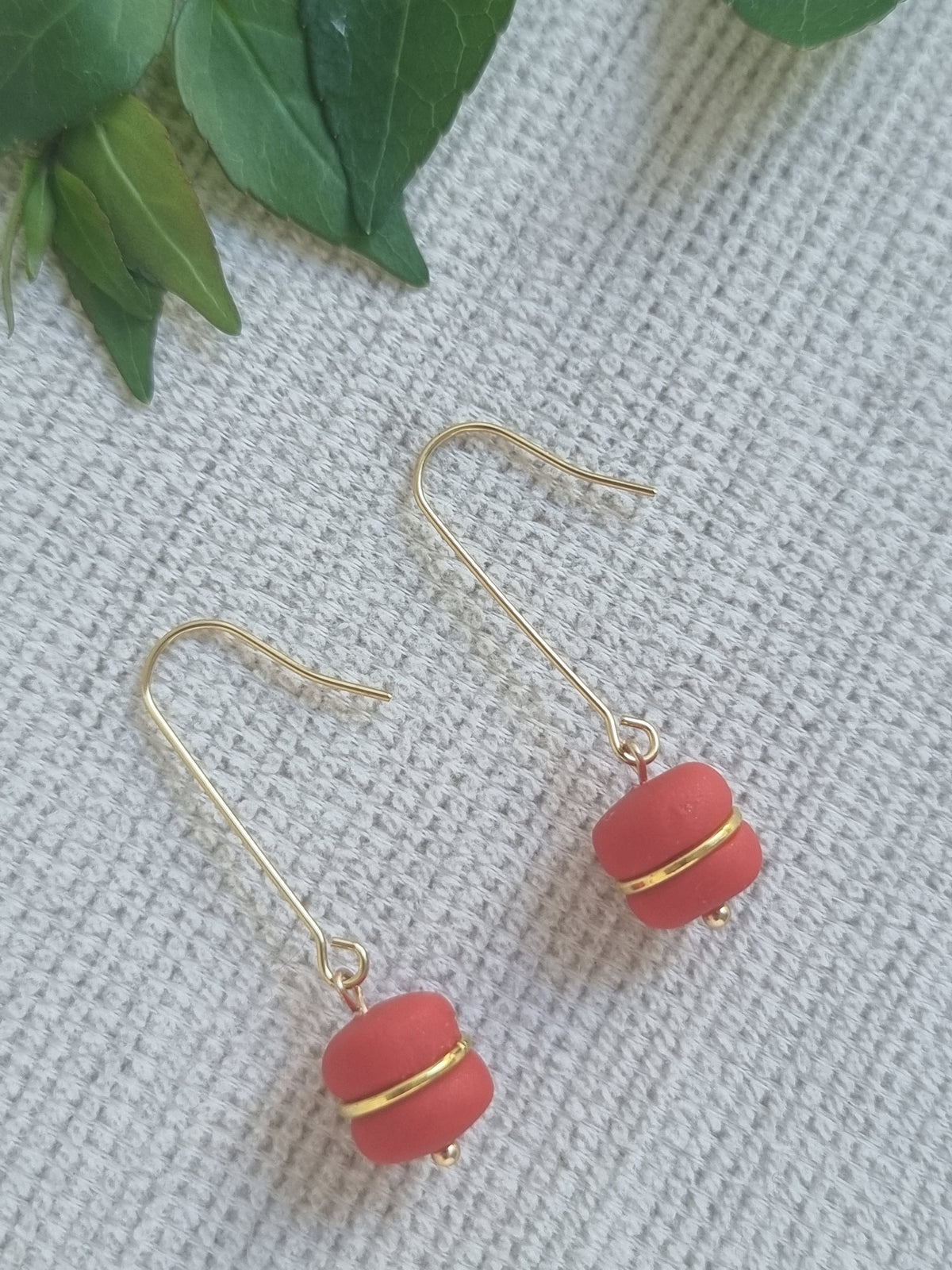Chrimson Gold Dangles