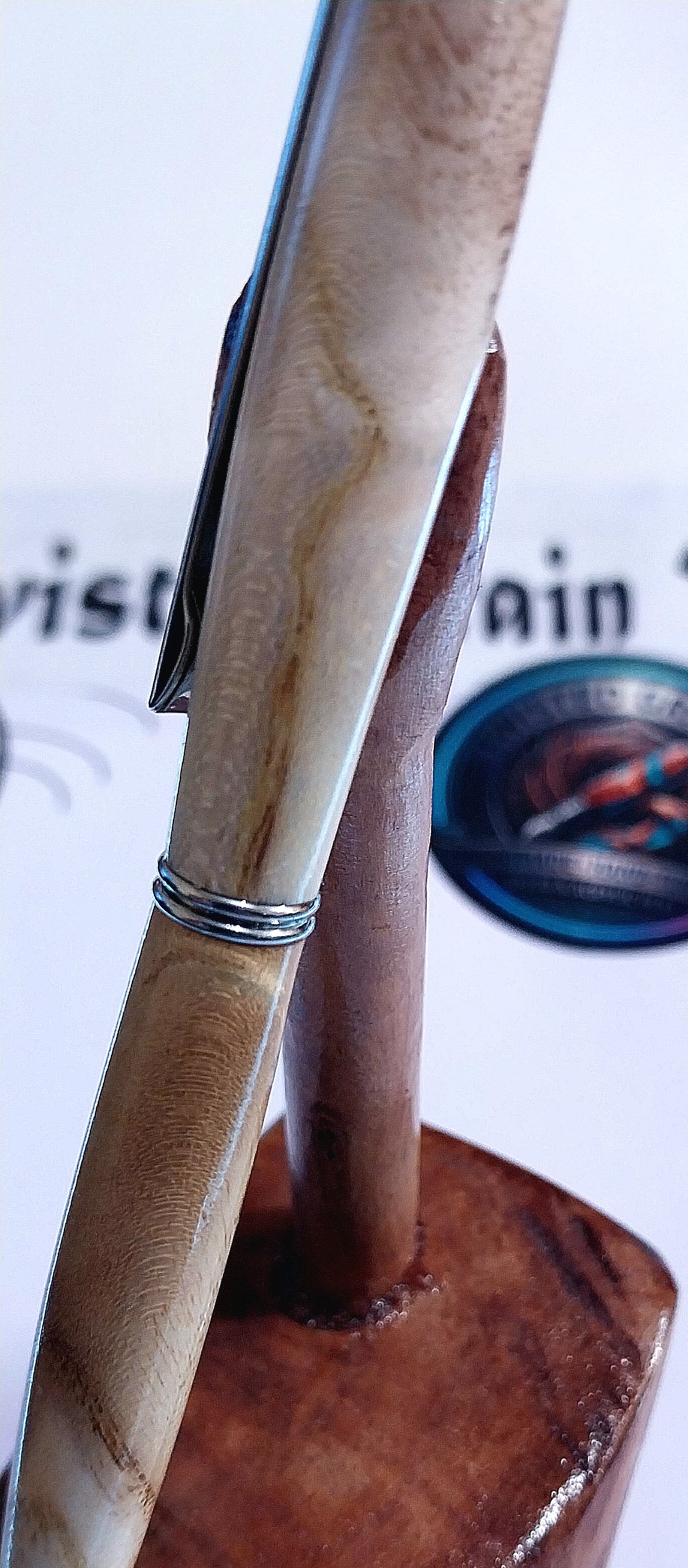 Handcrafted Mulberry Wood Slimline Pen