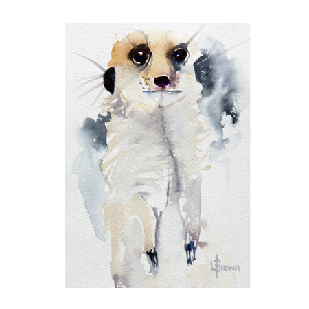 Mini Me #166 Meerkat Original Watercolour Painting