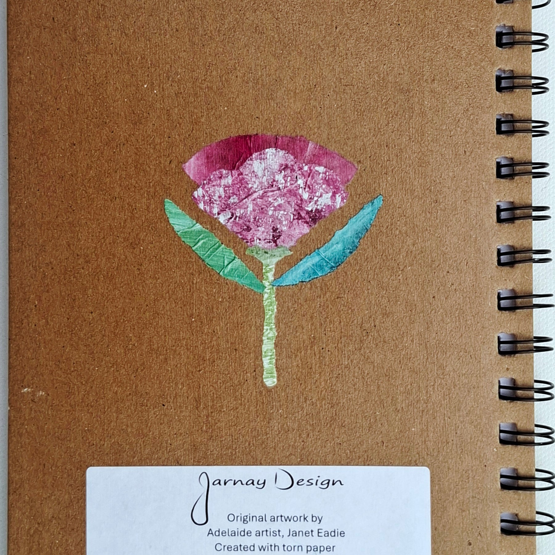 Hand Decorated A5 Notebook - Design 5