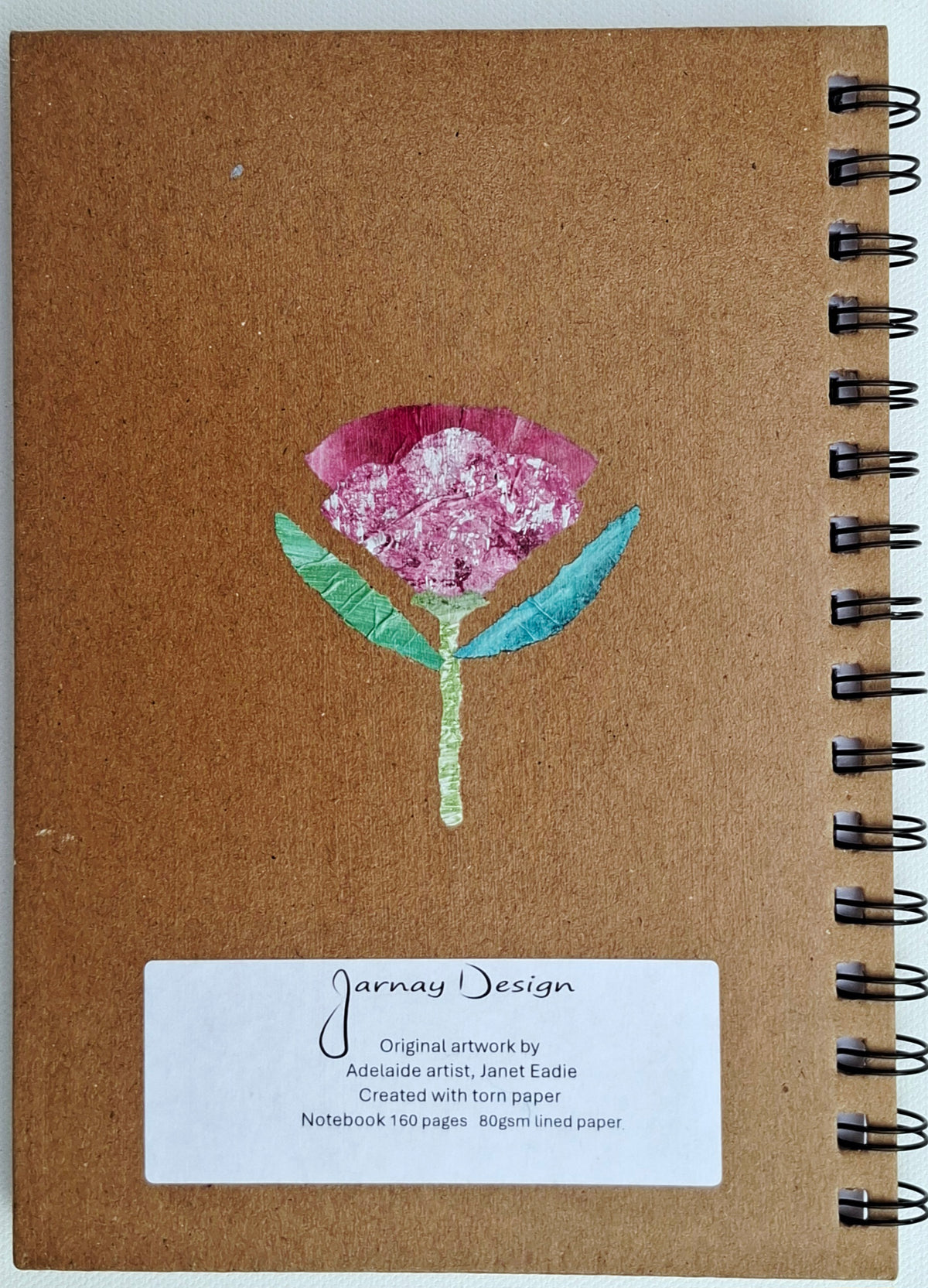 Hand Decorated A5 Notebook - Design 5