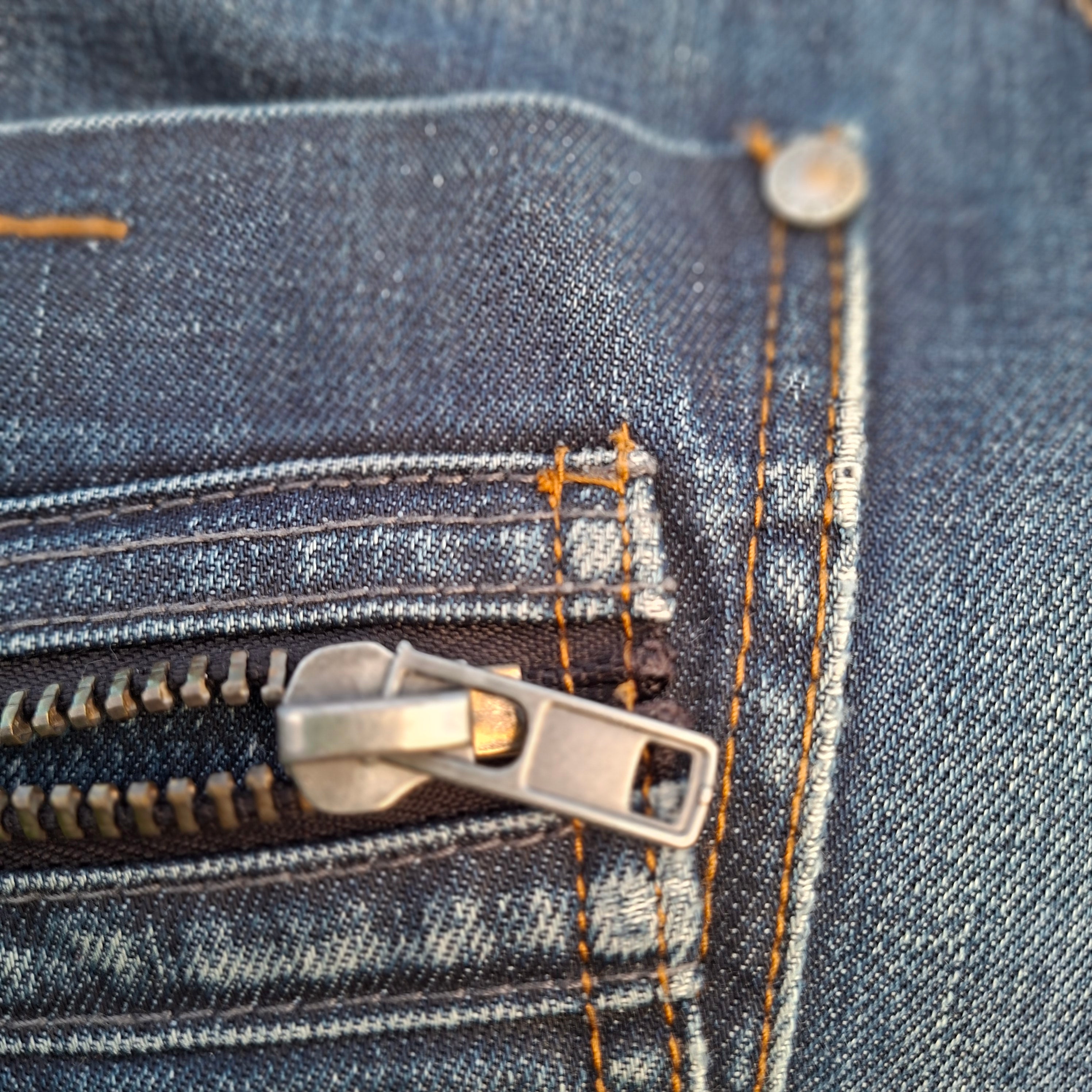 Artisan Upcycled Jeans Apron - Garden, Kitchen or Workshop