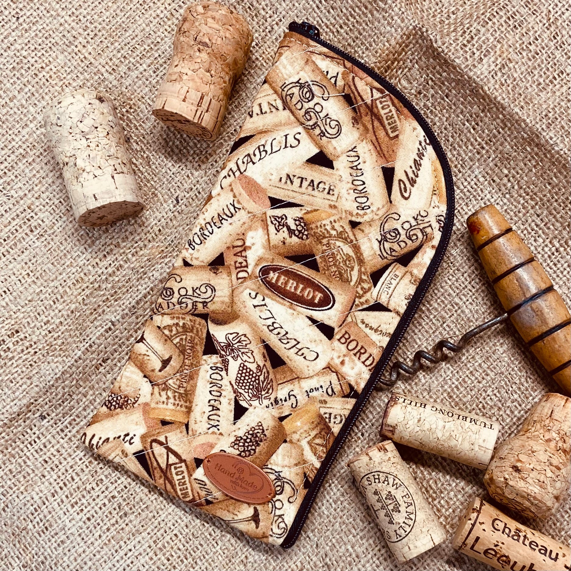 Glasses Case - Wine & Fishing Themed