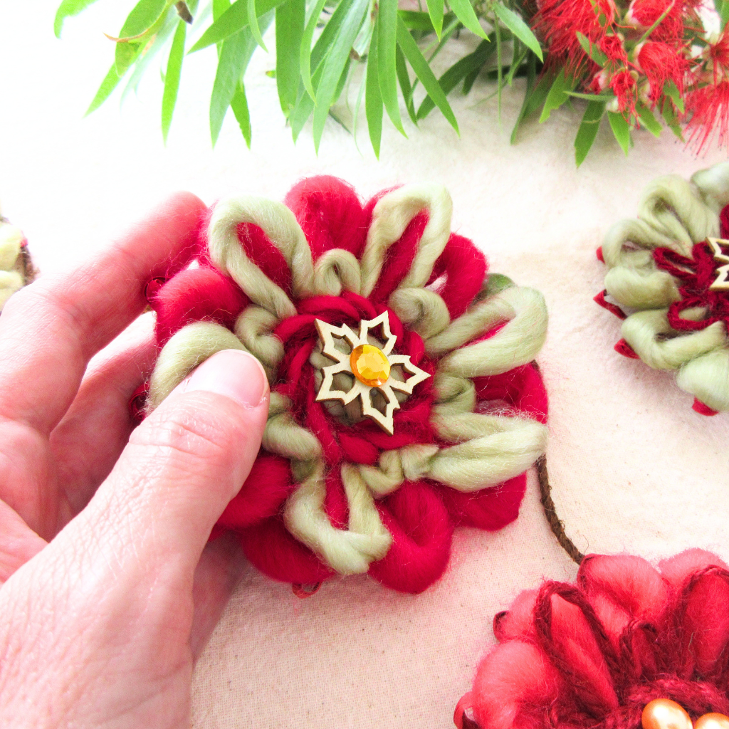 Handwoven Flower Garland | A Christmas Bloom Gathering