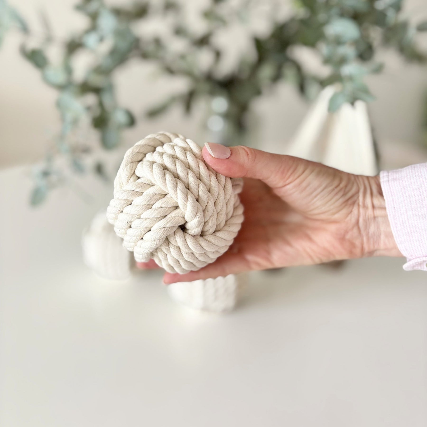 Monkey Fist Nautical Knots - Table Number Holder - SPECIAL ORDER
