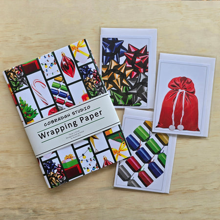 Christmas Joy Gift Wrap and Card Set
