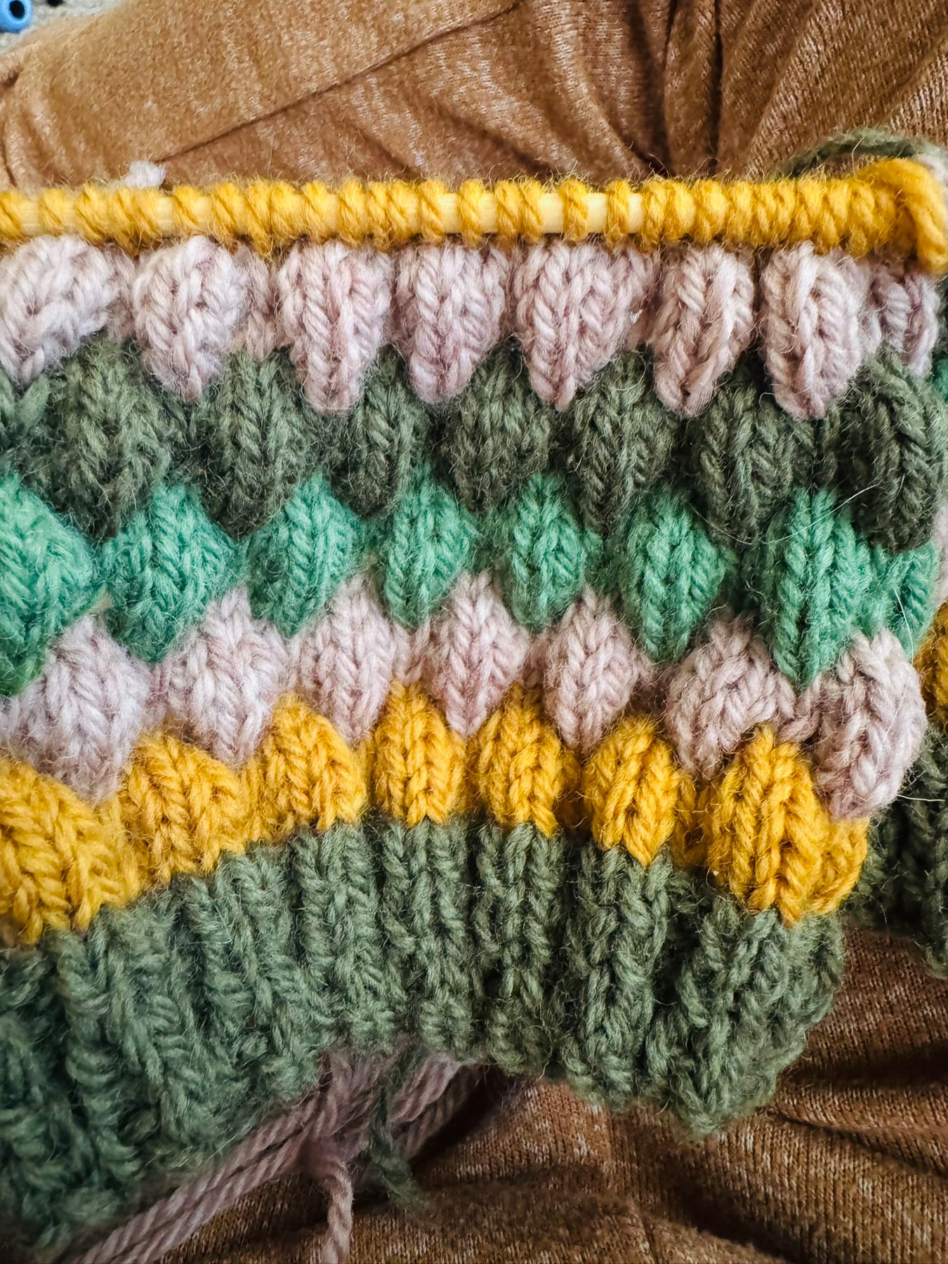 Teapot Cosy - Earthy tones - 100% wool