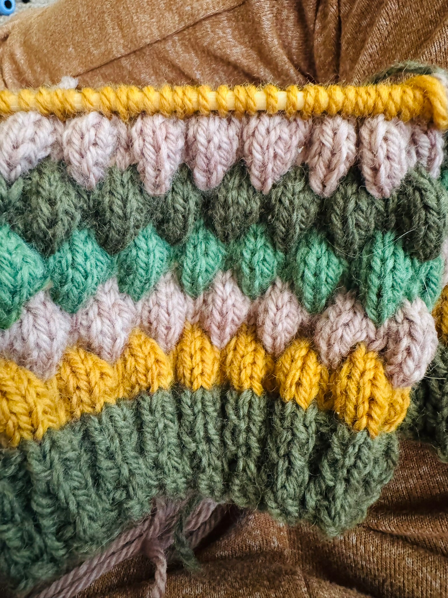 Teapot Cosy - Earthy tones - 100% wool