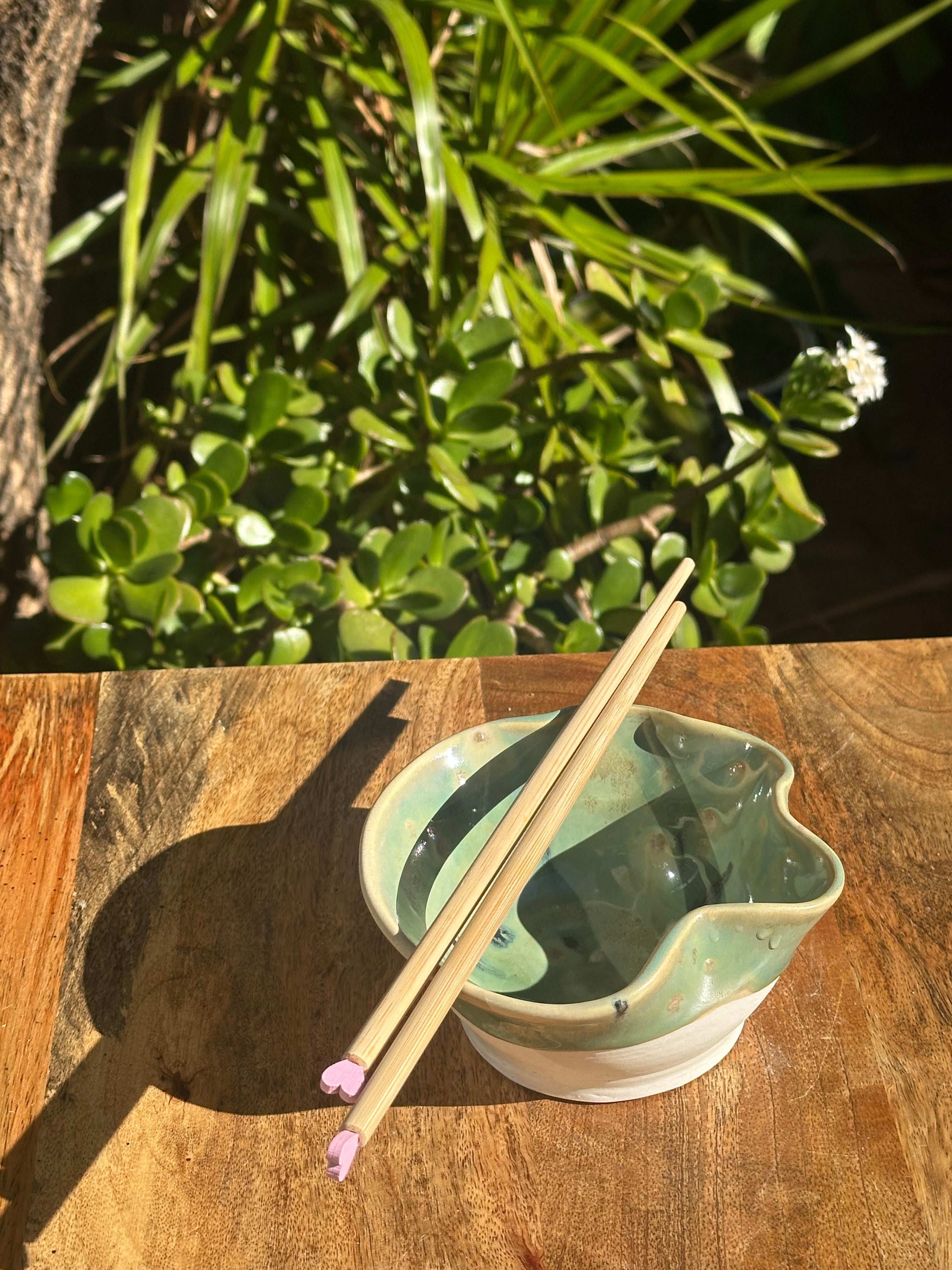 Wildflowers Aurora Porcelain Bowl | Handmade Ceramic Rice Bowl | Organic Bowl
