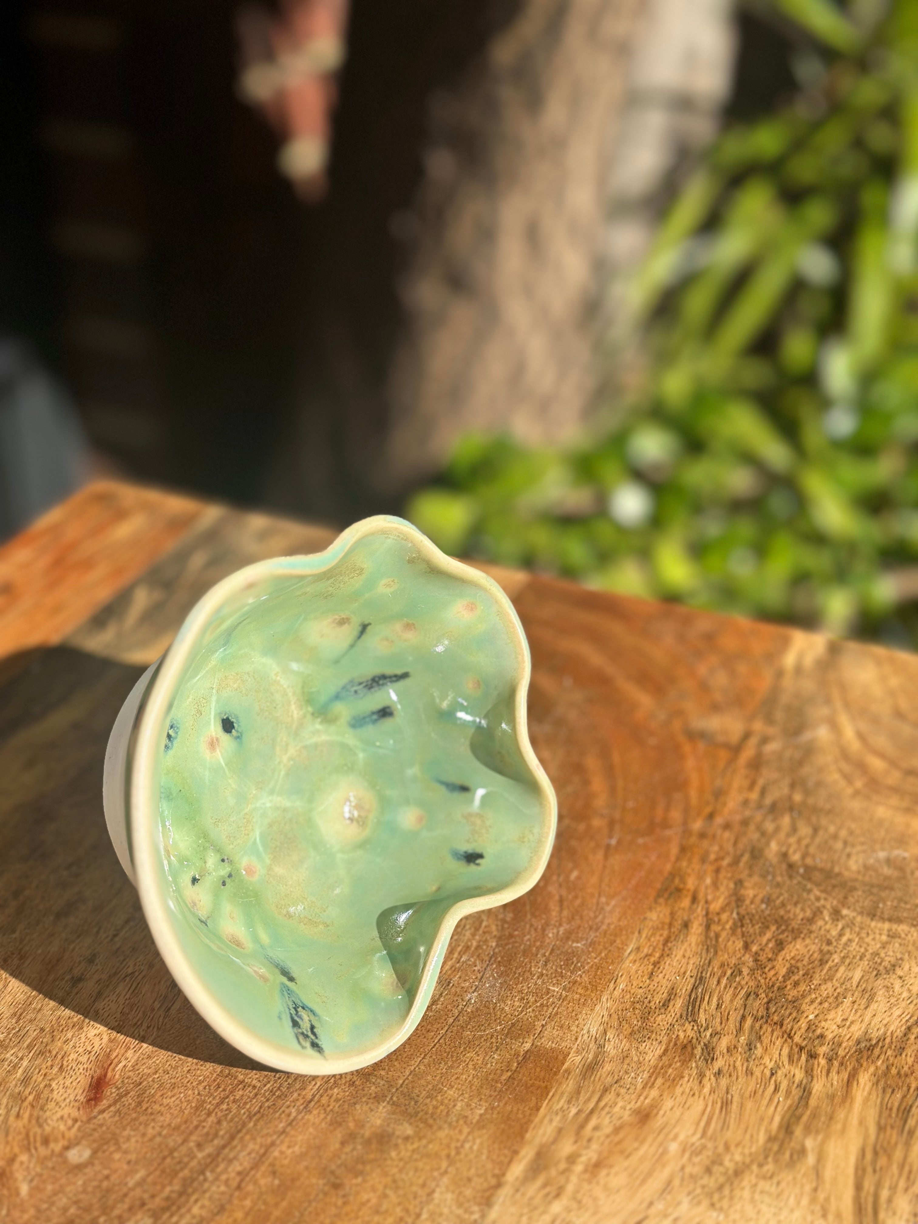 Wildflowers Aurora Porcelain Bowl | Handmade Ceramic Rice Bowl | Organic Bowl
