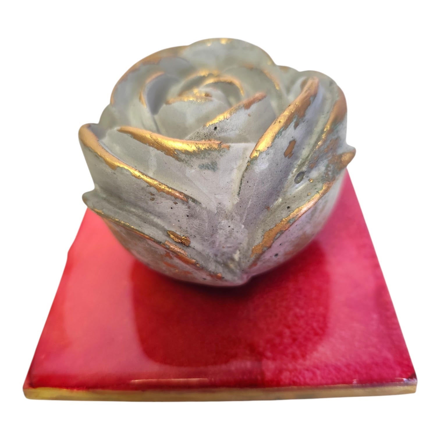 Handmade Boho Aroma Stone & Art Coaster Set