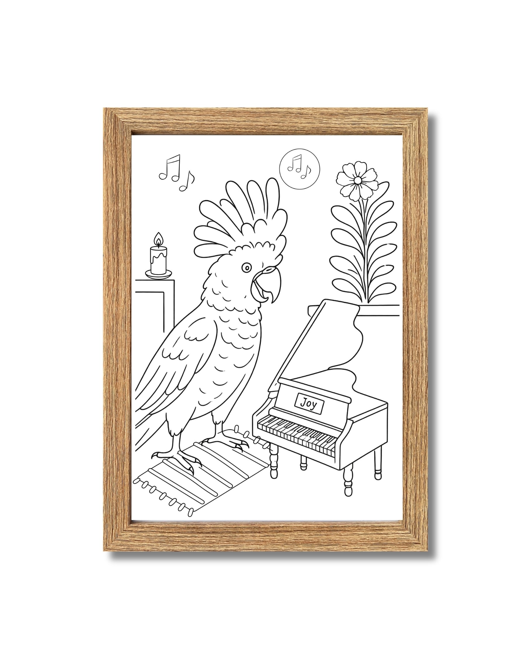 Framed A4 Bird Wall Art Print
