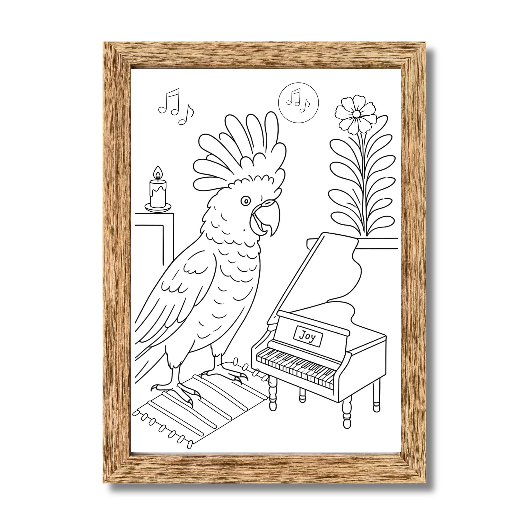 Framed A4 Bird Wall Art Print