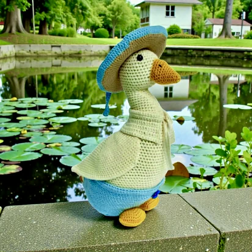 Crochet Mother Goose or Papa Goose
