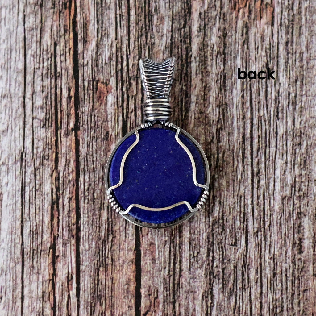 Sterling Silver Lapis Lazuli Pendant ~ Awaken Your Inner Royal