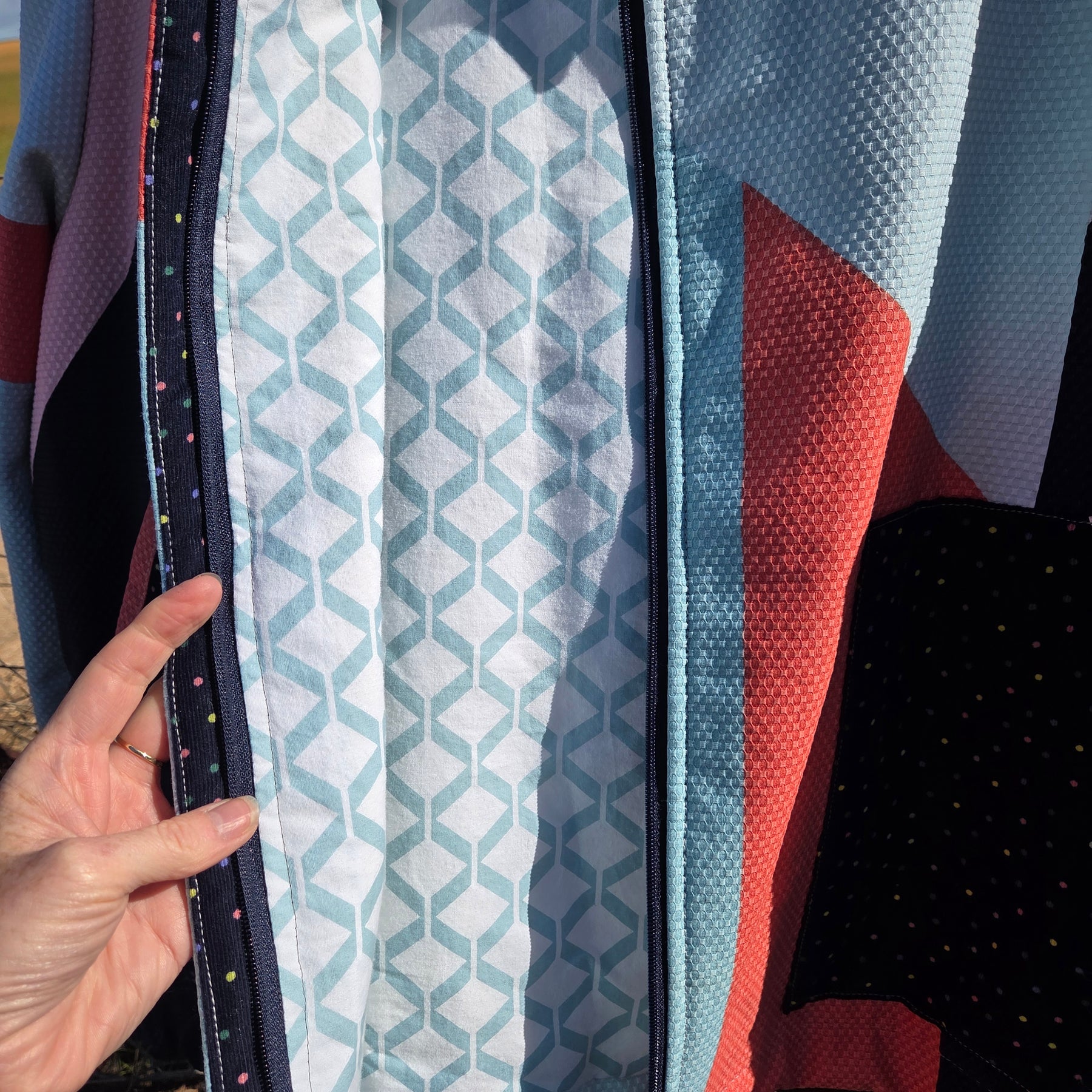 Textured Sorbet - Retro Bomber jacket - 2XL