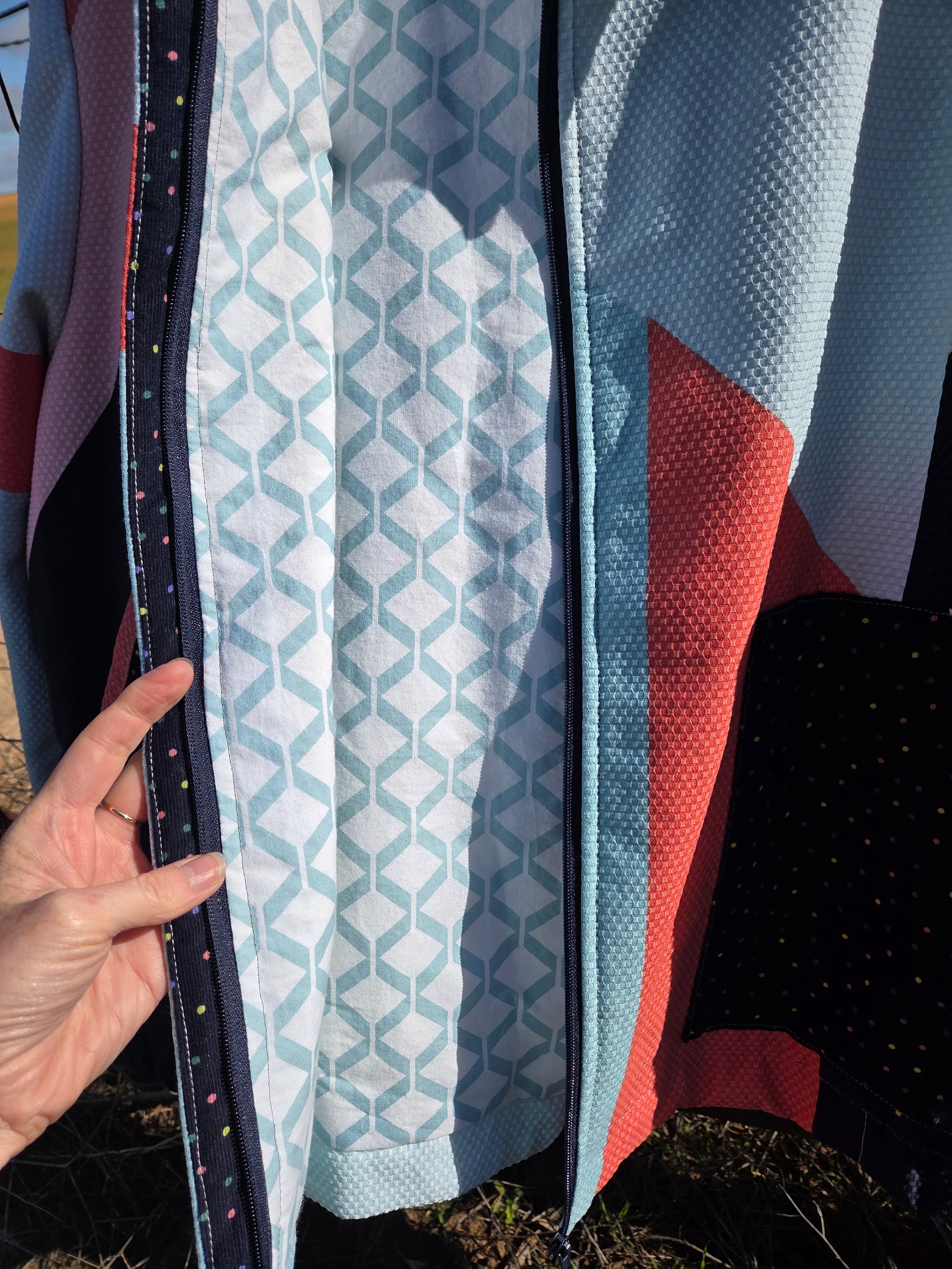 Textured Sorbet - Retro Bomber jacket - 2XL