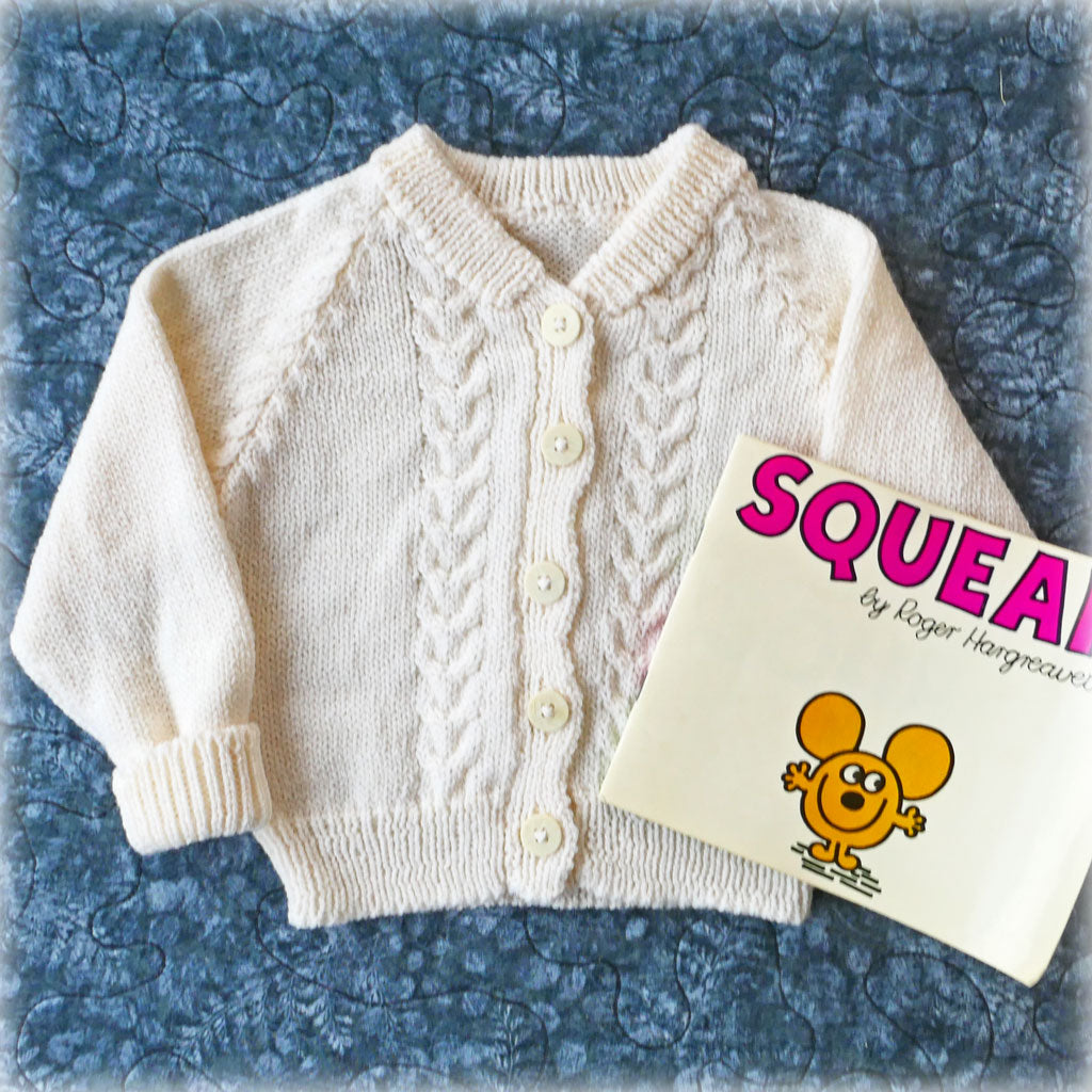 Baby/kid's cardigan /jacket.  Size 0-1. Handmade, Aussie wool,