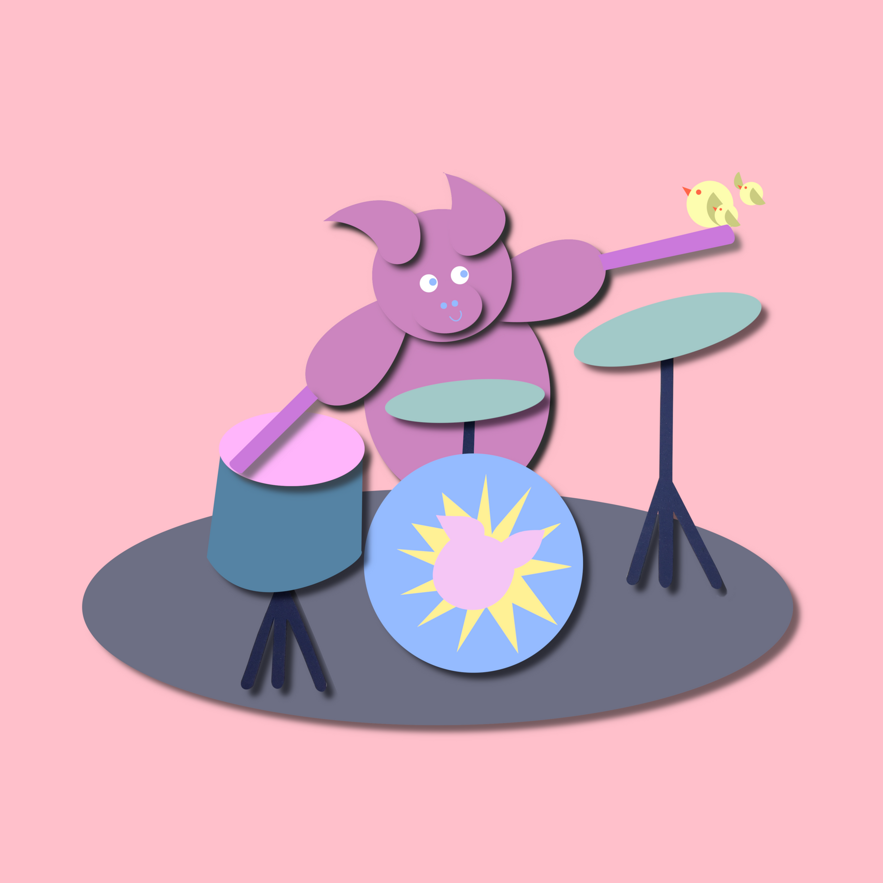 drum pig