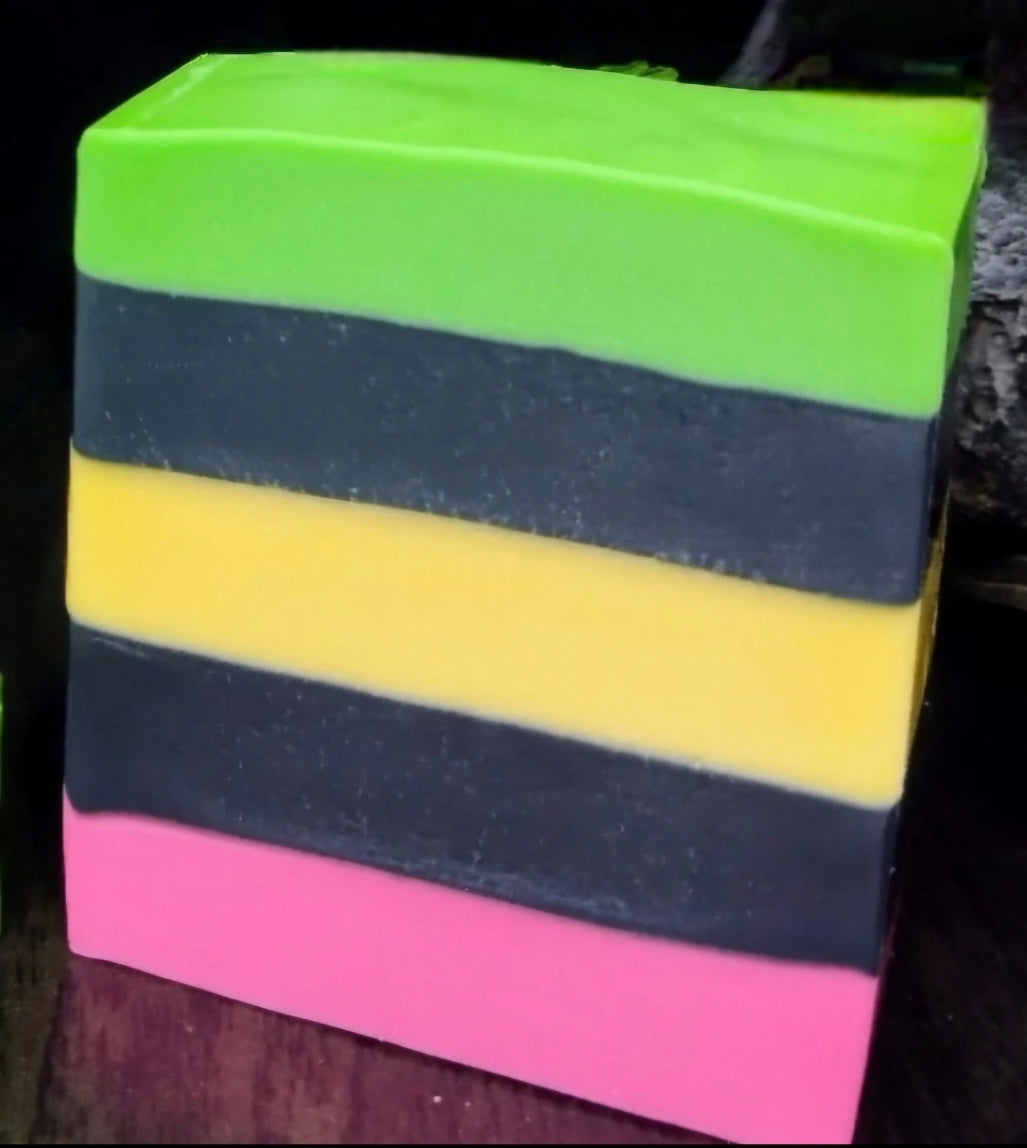 Handmade - 2 x Licorice & Goats Milk Soap Bars