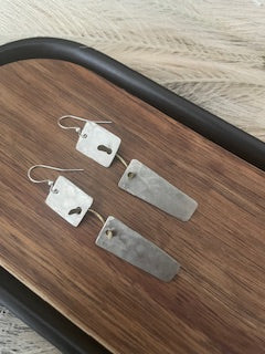 Double Silver Dangles