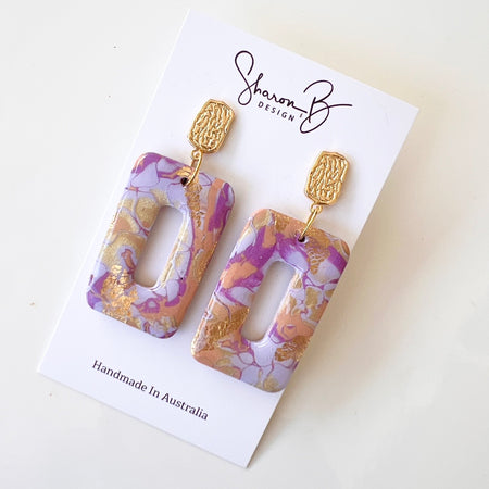 Earrings~Dangles~Lavender~affordable