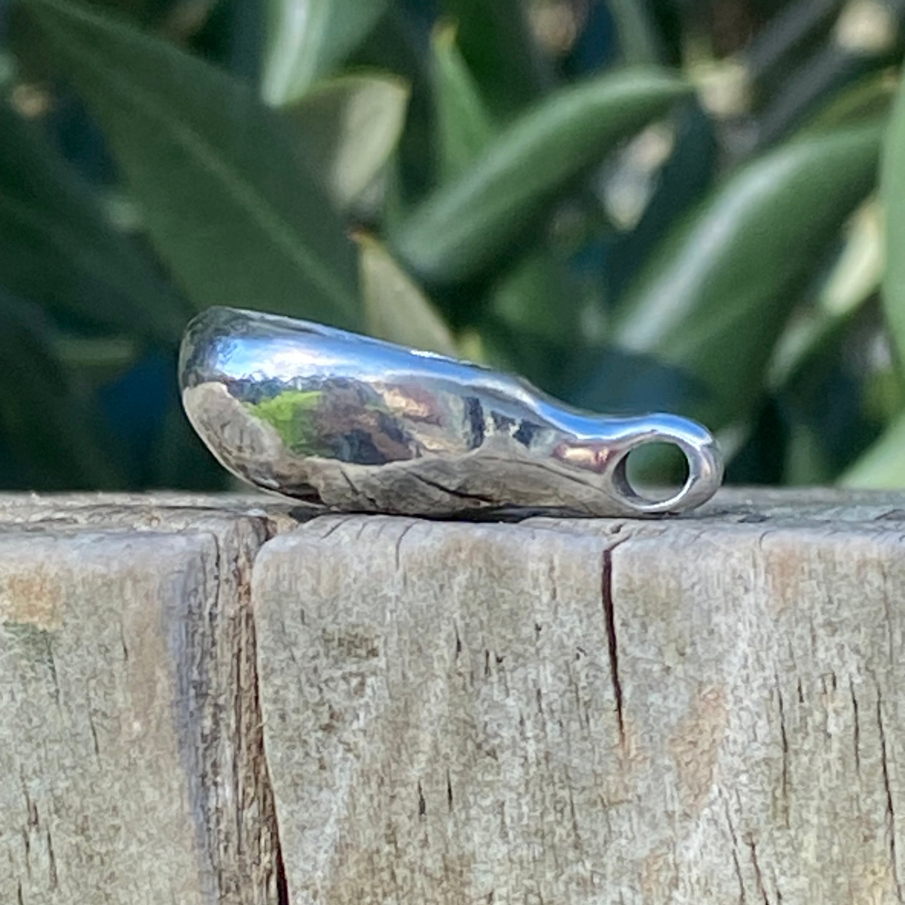 Seed Pod Sterling Silver Pendant – Handmade One of a Kind