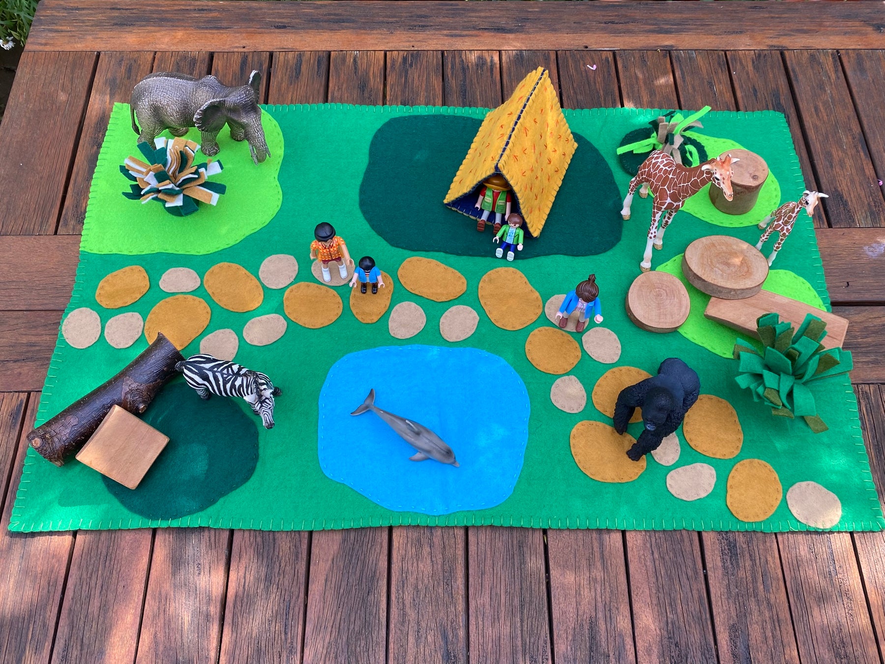 Play Felt Mat Large - Explore the outdoors #3