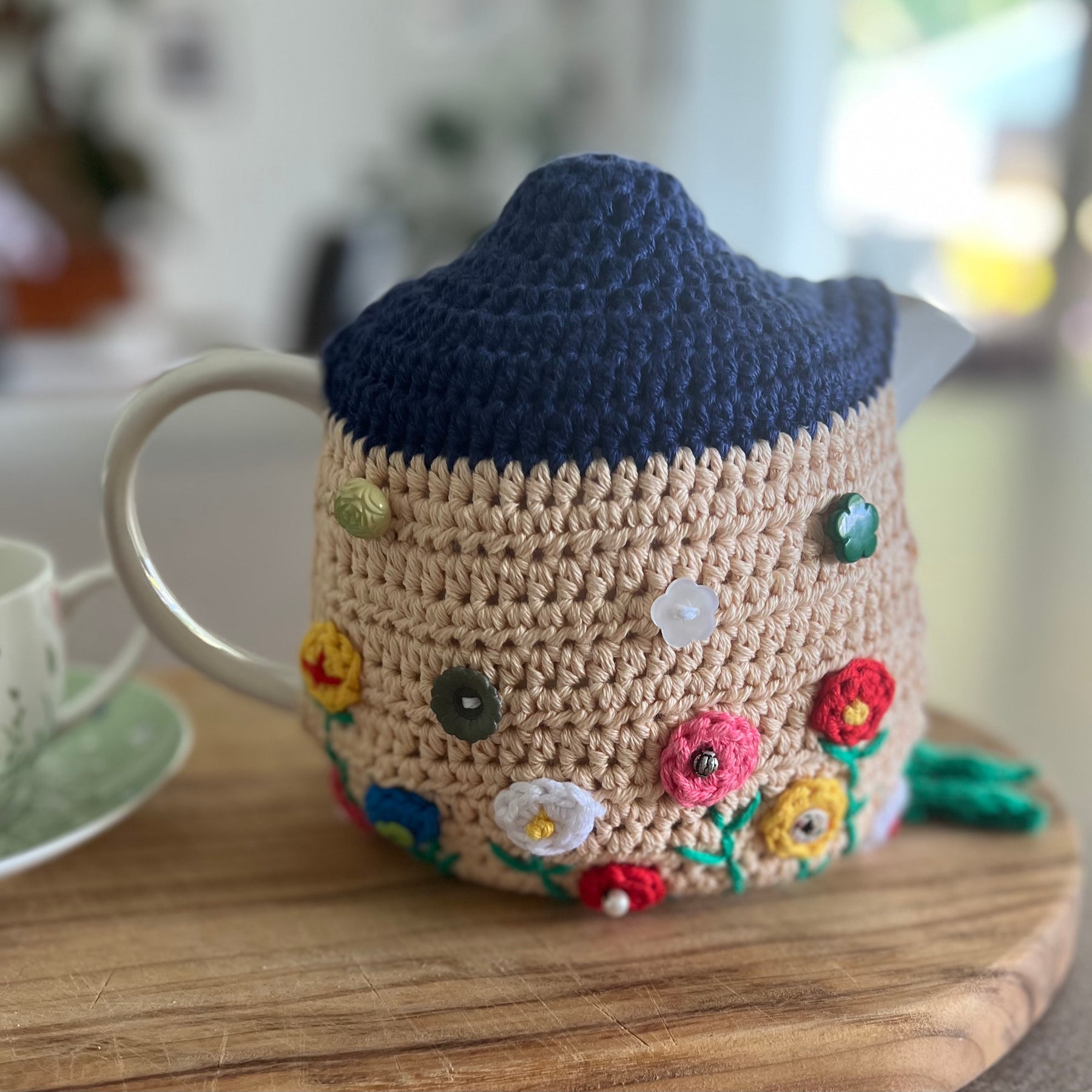 Crochet Teapot Cosy - 4 different designs