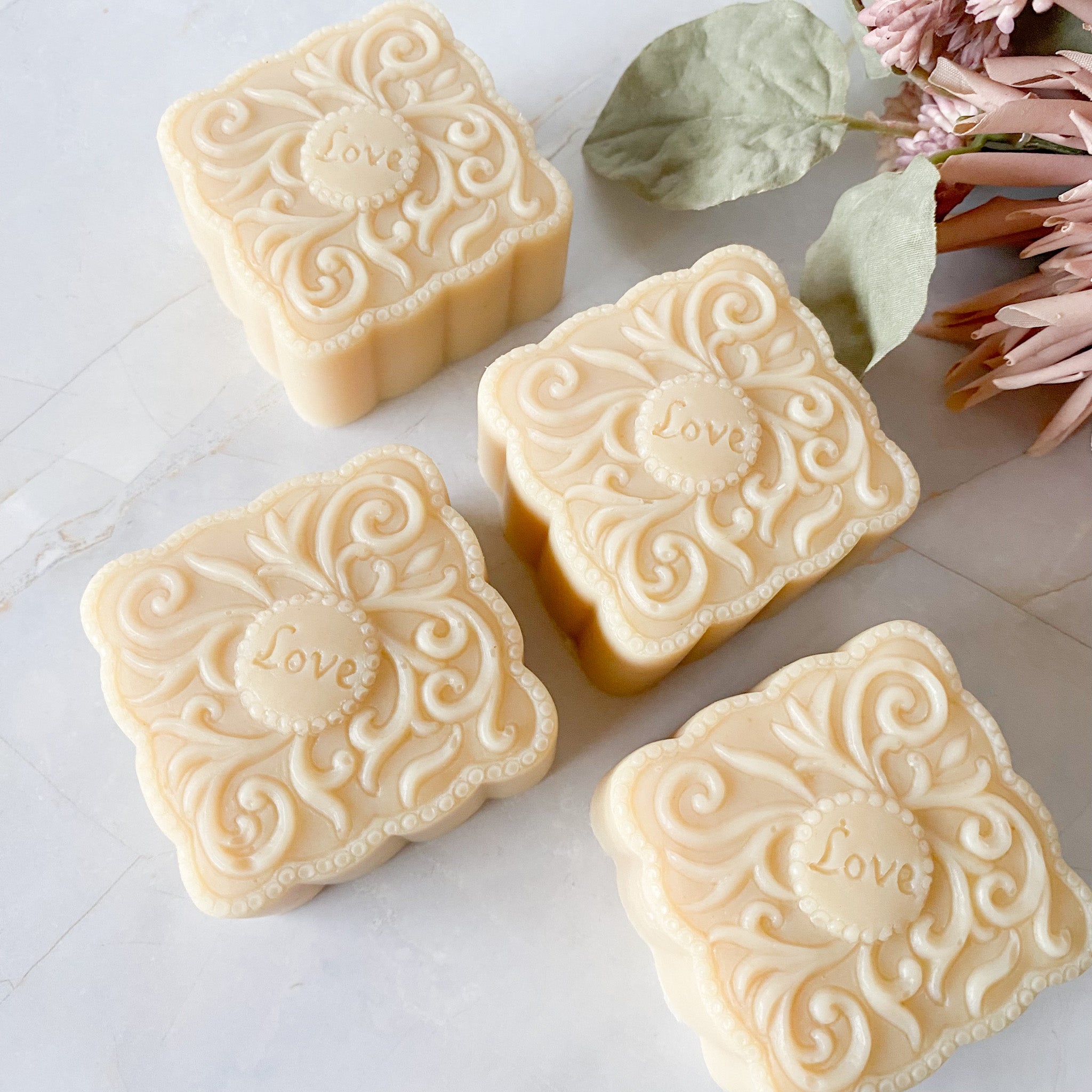 Handmade Valentine Soap Bars
