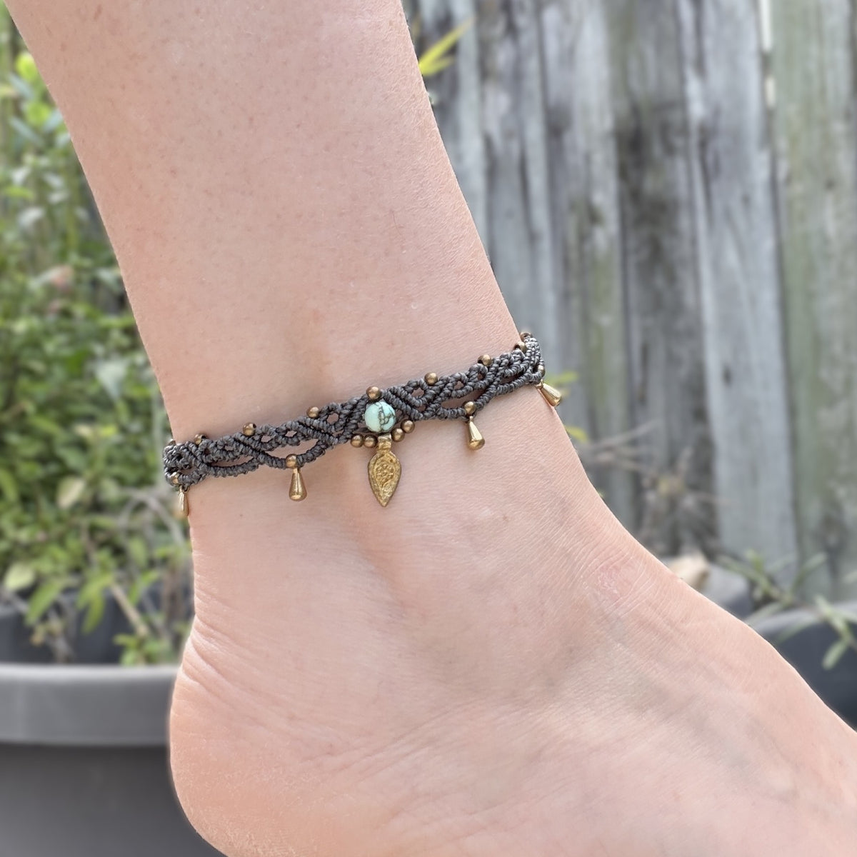 Micro Macrame Boho Anklet with lots of colour choices