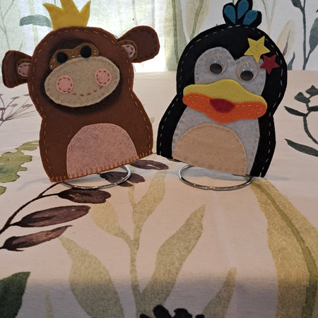 Children’s Playtime Felt Hand Puppets Selection C