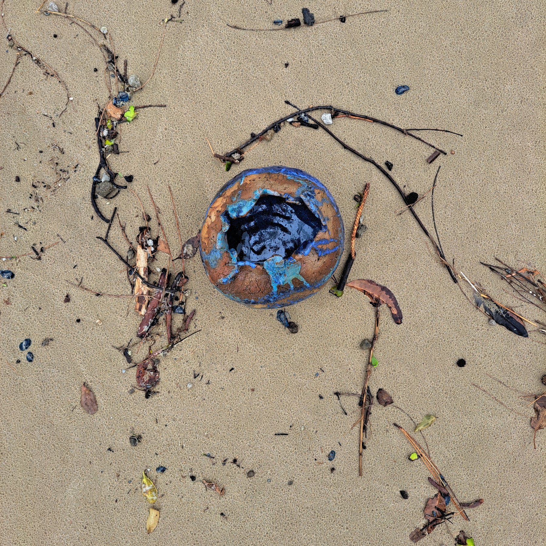 Ocean Vessel | Hand-formed Ceramic Art