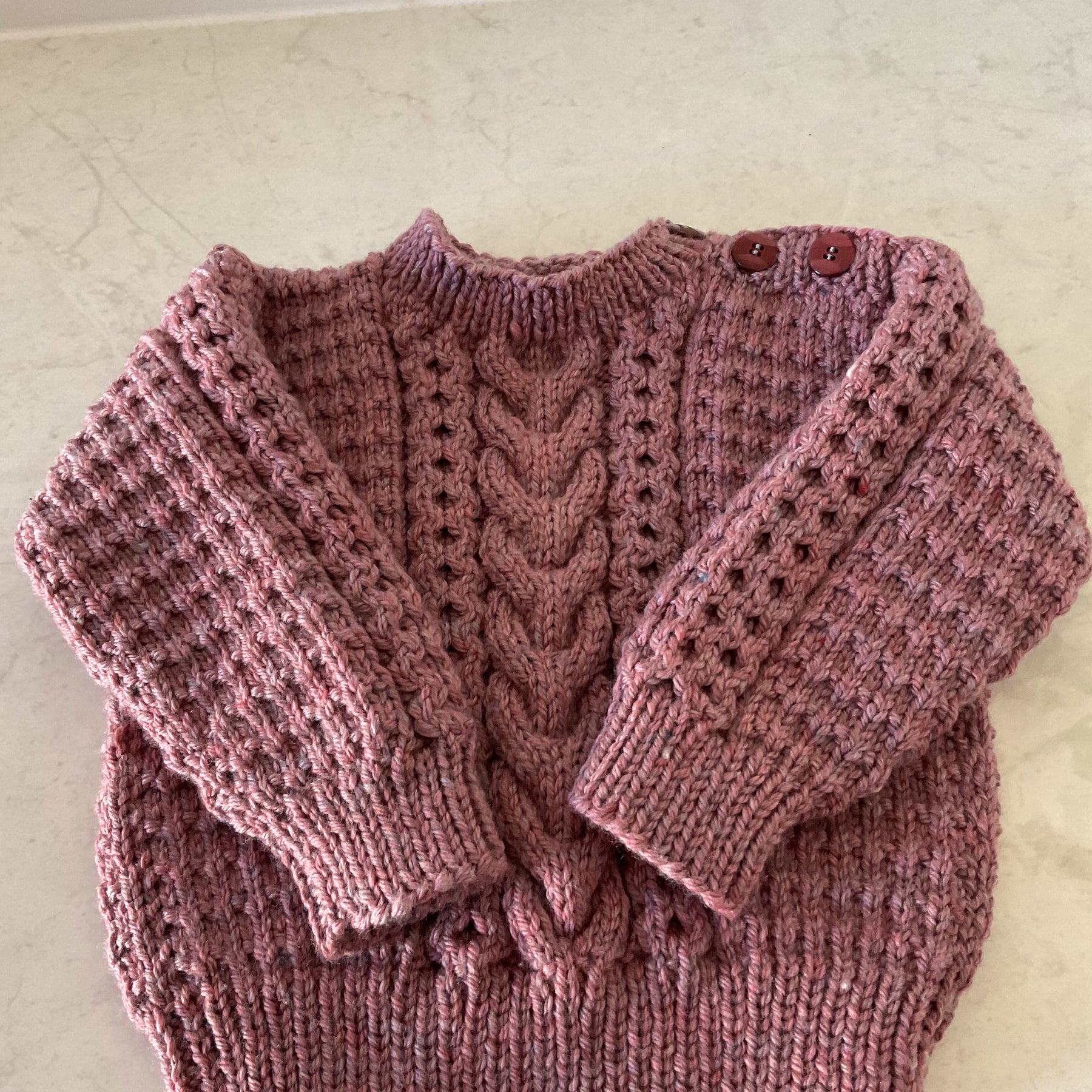 Aran Jumper, Size 6-9 months