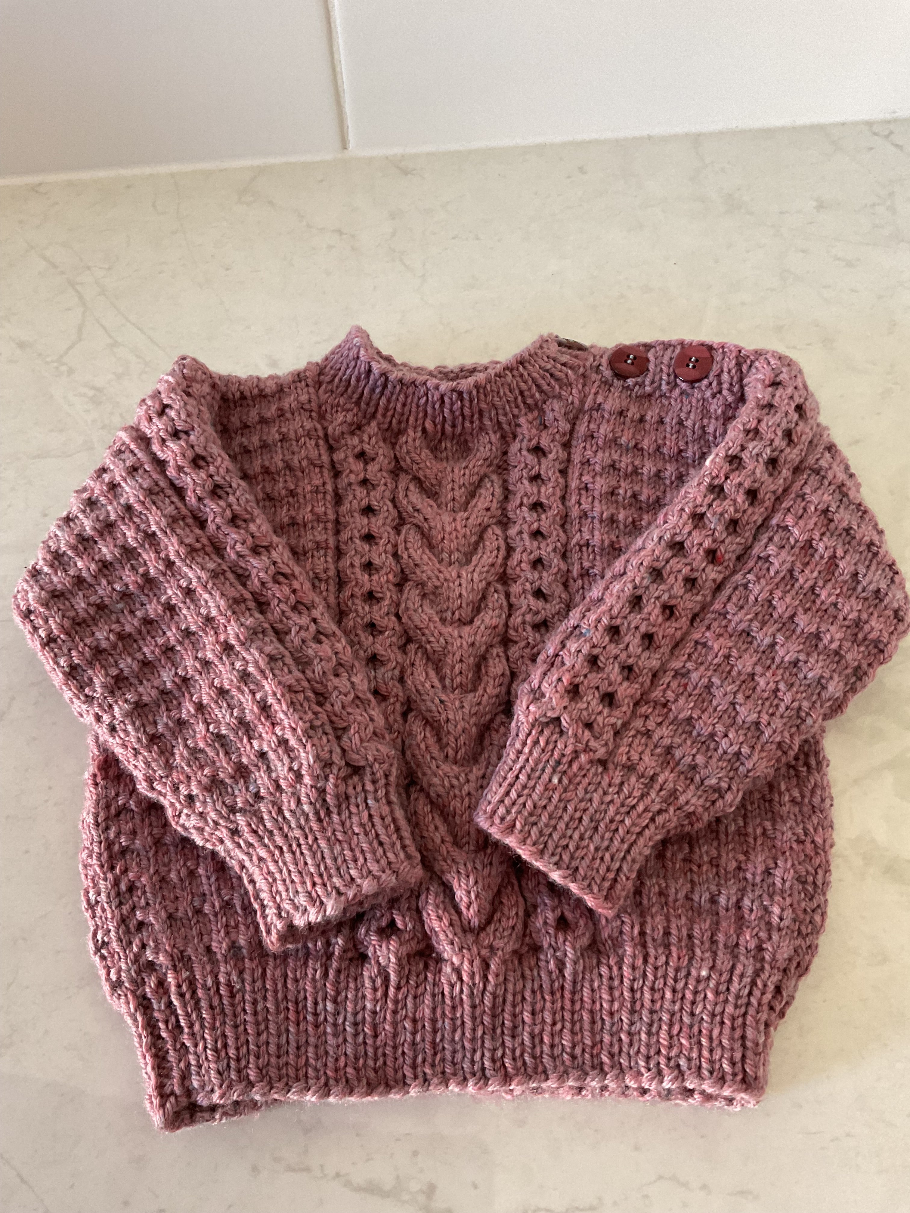Aran Jumper, Size 6-9 months