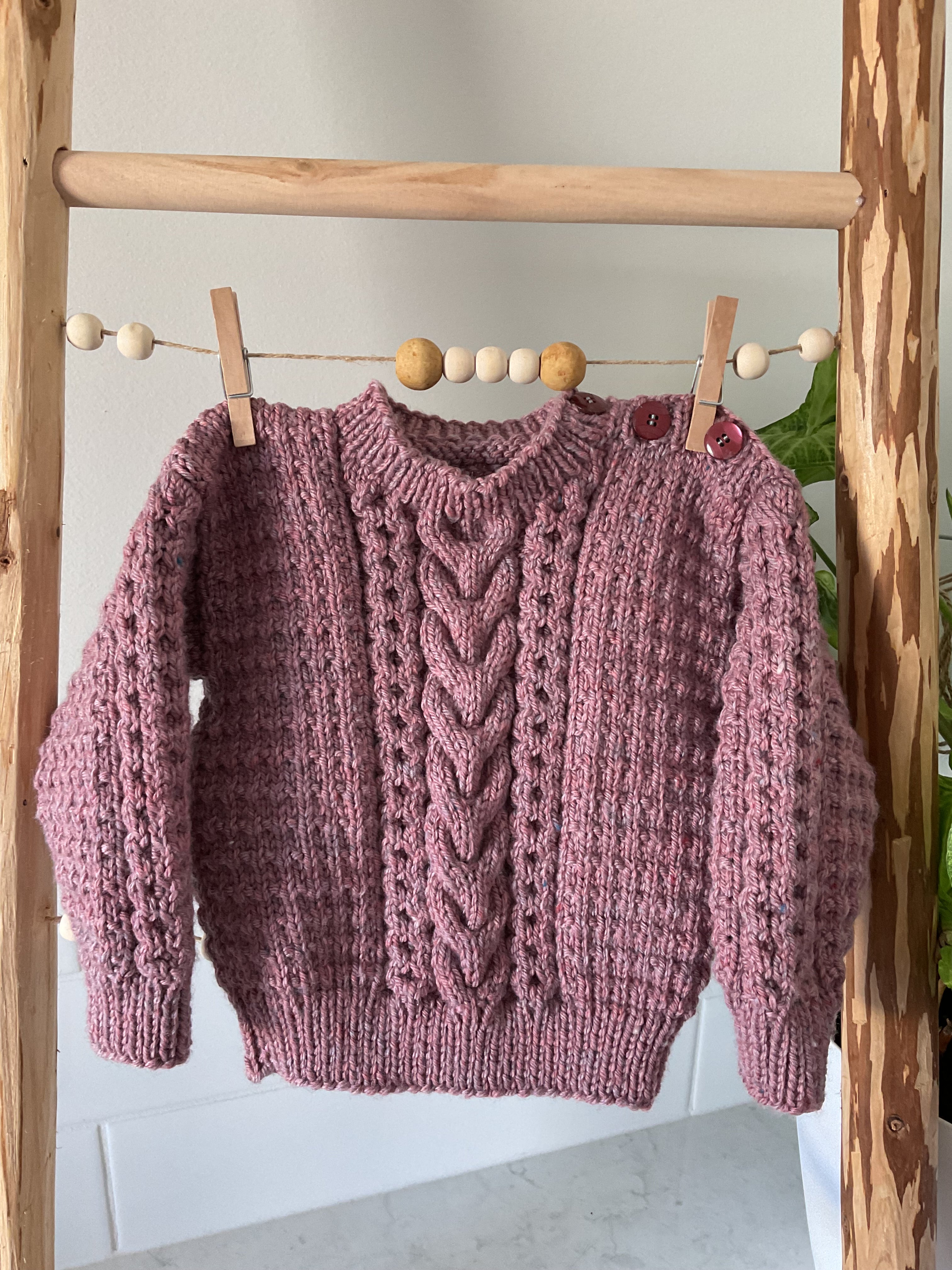 Aran Jumper, Size 6-9 months