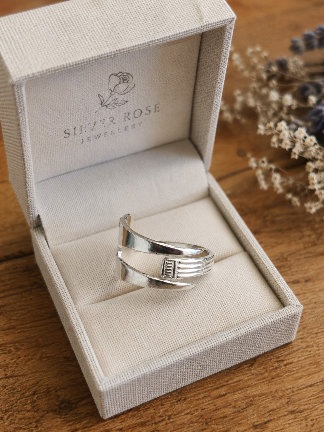 TH Marthinsen Sterling Silver Pickle Fork Ring