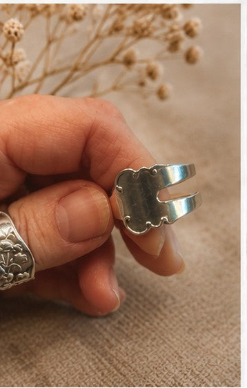 TH Marthinsen Sterling Silver Pickle Fork Ring