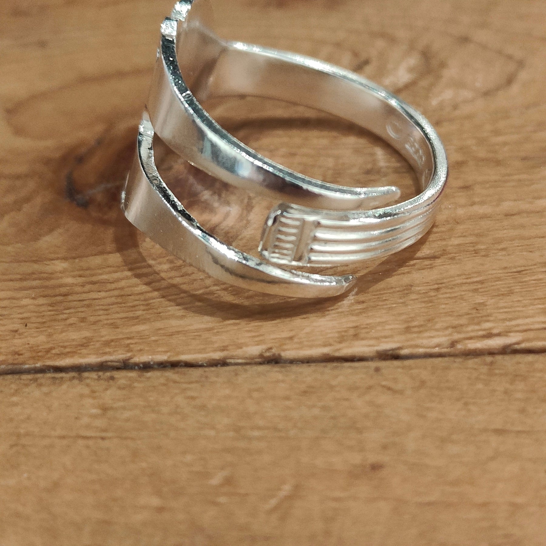 TH Marthinsen Sterling Silver Pickle Fork Ring