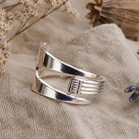 TH Marthinsen Sterling Silver Pickle Fork Ring
