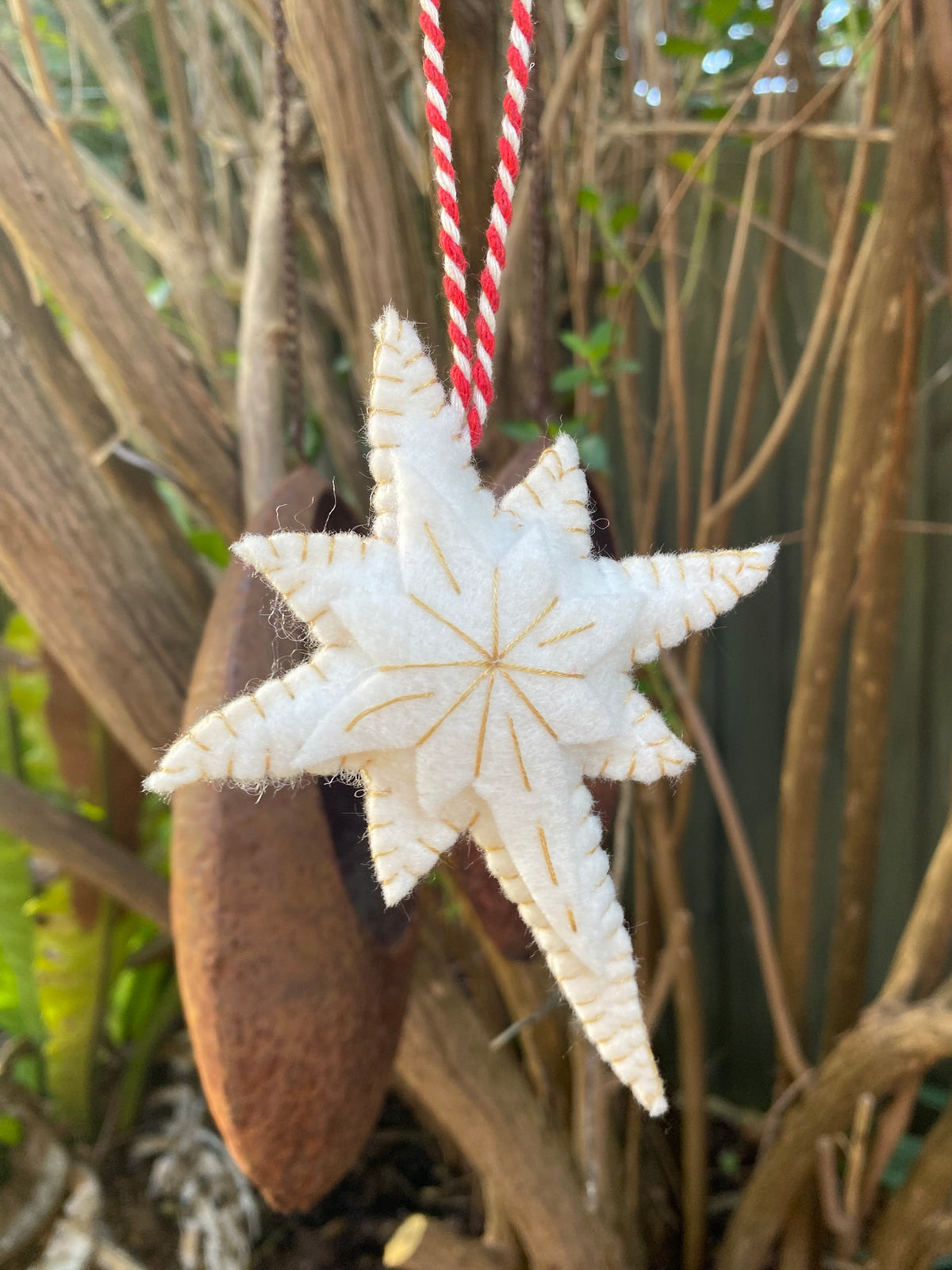 Christmas decorations - traditional set of 5