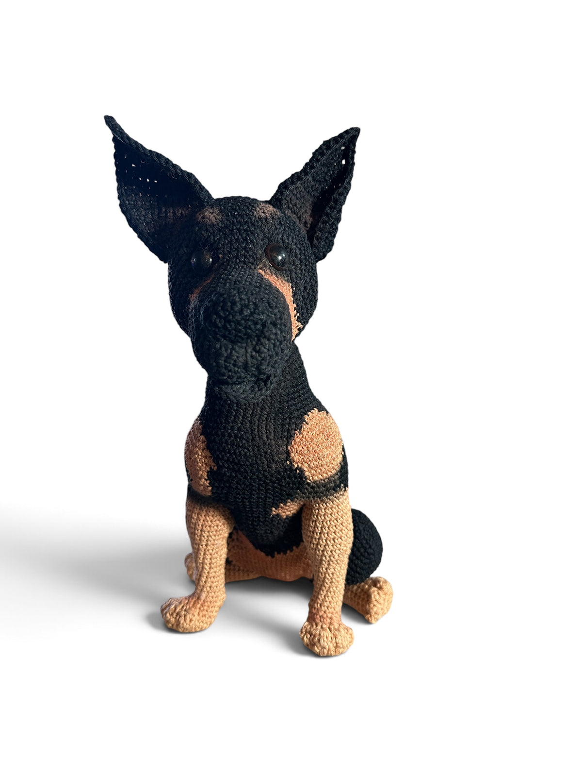 Handmade Crochet Portrait Dog - Made to Order