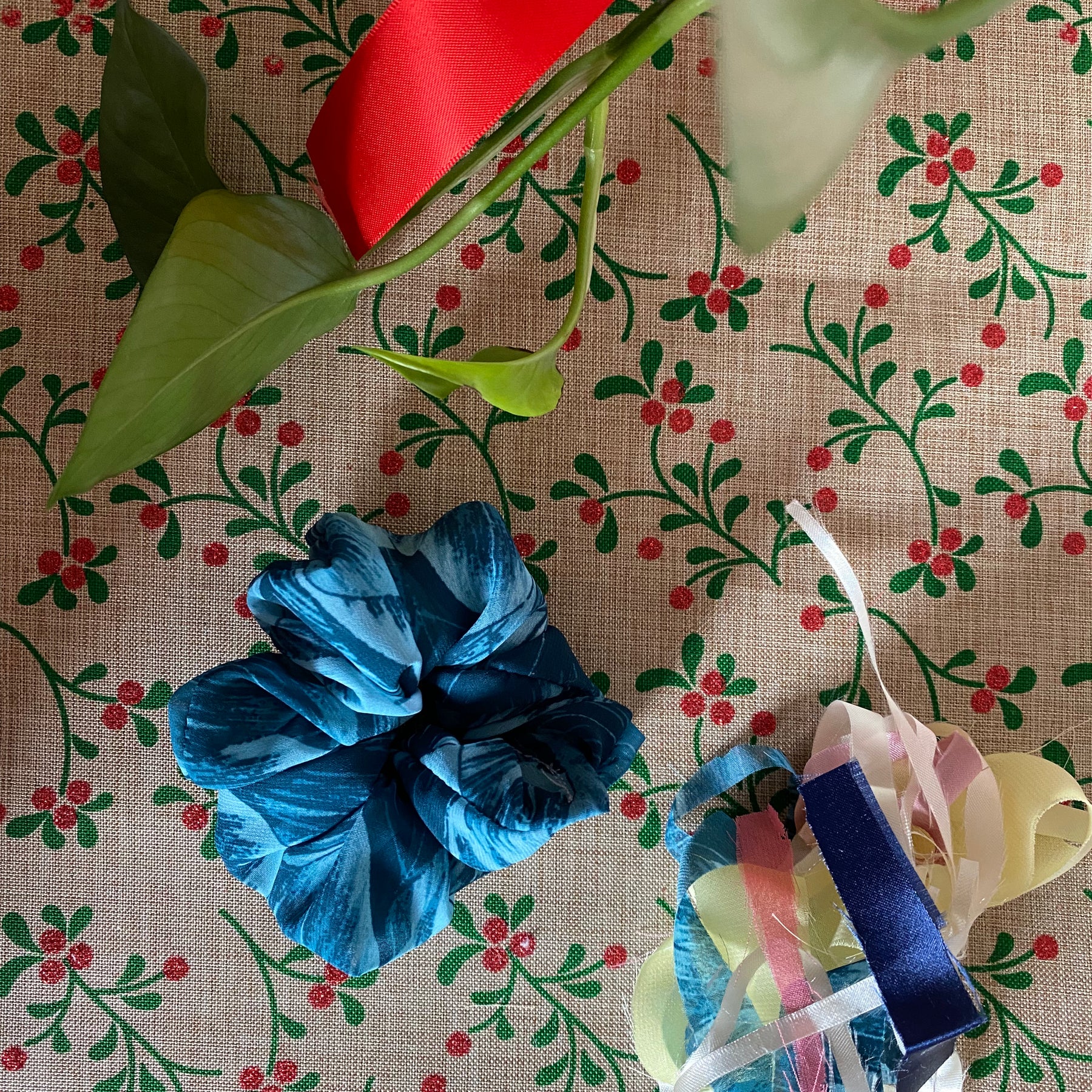 Handmade Medium Scrunchies – Satin & Crepe Hair Scrunchies